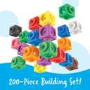 Learning Resources MathLink Cubes Big Builders - Math Manipulatives Kindergarten Games, Pattern Building Blocks, Counting Blocks, STEM Sets, Classroom Counters, Fine Motor Skills, Gifts For Kids