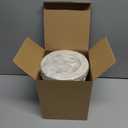 White Artificial Flowers Fake Roses Silk Flowers Box Set for DIY Wedding Cake Bouquets Centerpieces Arrangements Party Baby Shower Home Decorations(7 PCS)