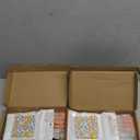 Chiisong 12 Pcs Mini Portable Watercolor Palette Set Including Acrylic 8 Grid Paint Box Watercolor Paper Pad Sketchbook 6 Paint Brushes 4 Binder Clips for Painters Artists Students(Sunflower), Set of 2