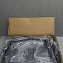 Furnulem Night Stand with Charging Station, Small Dresser with 4 Fabric Drawers, 33.3 Inch Tall Bedside Table, Storage Tower for Closet, Entryway, Bedroom Furniture, 3 Ways to Use, Rustic Brown