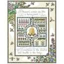 ITSTITCH Stamped Cross Stitch Kits - Full Set of Embroidery for Beginners or Adults, 14 CT 2 Strands DIY Bees Patterns Counted Arts Craft 33×41 cm