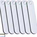 deerdance Under Cabinet Lighting, Motion Sensor Lights Indoor with Soomth Dimming, 2600mAh Rechargeable Closet Lights Wireless, Magnetic Under Counter Lights for Kitchen Hallway Stairs, 6-Pack