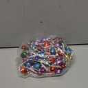 Highergo 16ft Christmas Tree Bead Garland Retro Bead Garland Candy Christmas for Tree Party Supplies Staircase Fireplace Hanging Ornaments(Red and Gold,Diamond)