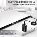 ARTDOT A2 LED Light Pad for Diamond Painting USB Powered Light Board Kit, Adjustable Brightness with 12 Angles Stand and Clips