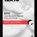 Americanflat 12x18 Poster Frame with Polished Plexiglass - Black Picture Frame - Wide Photo Frames Made of Engineered Wood for Vertical or Horizontal Wall Display - Epic Collection - Black