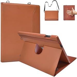 E NET-CASE Case for Remarkable Paper Pro, 360 Degree Rotating Stand Cover with Pen Holder/Hand Strap/Carrying Shoulder Strap & Auto Sleep/Wake for Remarkable Paper Pro 11.8" 2024 Released (Black)