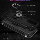 Case for Samsung Galaxy M23 5G Case Cover,Magnetic Car Mount Bracket Shell Case for Samsung SM-M236B/DS Galaxy M23 5G / SM-M236Q/DS SM-M236L / Galaxy Buddy 2 Case Black