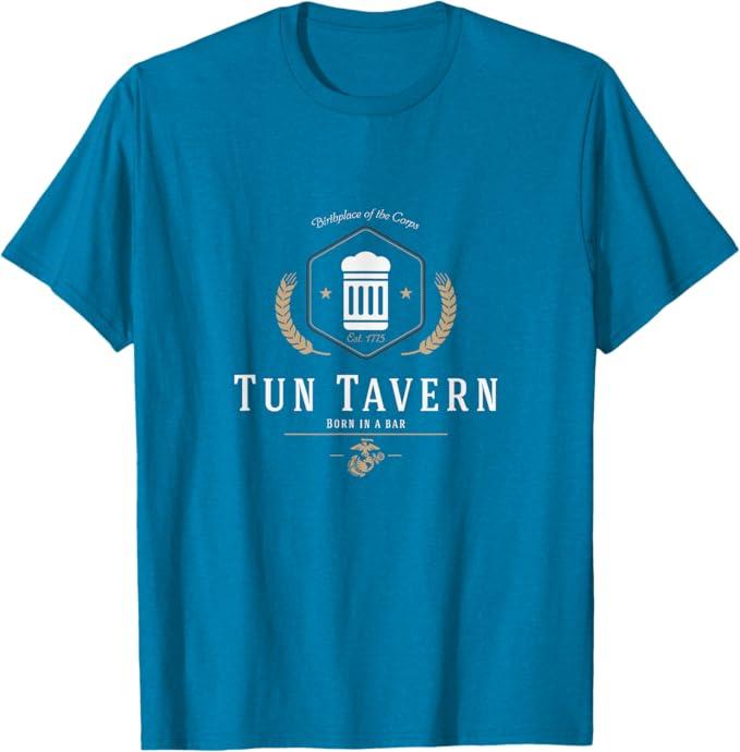 Tun Tavern Birthplace of The Corps T-Shirt, L