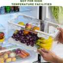 MAELSTROM Snackle Box Container, Picnic Basket with Lid and Handle, Clear Organizer Snackle Box for Biscuit, Fruits, Charcuterie -Perfect for Travel, Picnic, Beach & Party (1 Pack (Single Compartment))