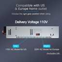 20A 250W 12V DC Power Supply, Universal Regulated Switching AC 110V/220V to DC Converter (SMPS) Transformer Driver Adapter for LED Strip Lights, CCTV Camera System, 3D Printer, Radio, Computer Project