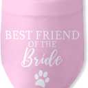 Wedding Dog Bandana Best Friend of Bride Dog Bandana Engagement Wedding Announcement Dog Bandanas Puppy Bandana Triangle Bibs Scarf Accessories for Small Medium Dogs Pets (Best Friend of Bride)