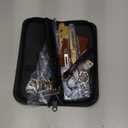 Professional Black Gold Hairdressing Scissors Hair Cutting Sets Salon Multifunctional Straight Shears Teeth Scissors Thinning Shears blending shears Tools for Mother Father's Gift