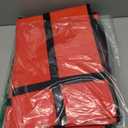 Maxcheck 2 Pcs Insulated Bags for Food Delivery XXXL Large Capacity Hot Grocery Tote Bag Reusable Warming Pizza Catering Carrier for Commercial Travel Lunch Shopping Gifts (Red)