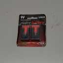 Monoprice Alkaline 9V Battery, 2Pack (110368)