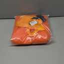 Little Girls 3PCS Halloween Layered Tulle Tutu Dress Headband and Bag Pumpkin Princess Party Cosplay Outfits Clothes (6-7 Years, Orange)