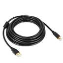 XBOHJOE USB Printer Cable 20 FT USB 2.0 Type A Male to B Male Printer Scanner Cable Cord for HP, Canon, Lexmark, Epson, Dell, Xerox, Samsung and More(20ft, Black)