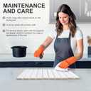 Dish Drying Mat for Kitchen Counter, 24"  16" Large Stone Drying Mat, Foldable Quick Dry Stone Mats, Ultra Absorbent Diatomaceous Earth Dish Mat for Dishes, Bottles, Cups, White