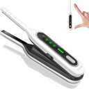 Sunmay Cordless Mini Flat Iron, 3/10" Pencil Hair Straightener for Short Hair, Pixie Cut & Bangs, Portable Dual Voltage Travel Curling Iron