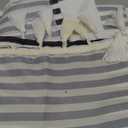 Tititex Solid White Cloth Fabric Shower Curtain Liner with 2 Magnets - Texture Pressure Bubble Soft Hotel Quality Waterproof Shower Liner, Light-Weight & Machine Washable 72x84 inch