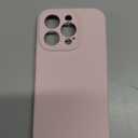 LOVE 3000 Designed for iPhone 15 Pro Case, Premium Silicone with [Soft Anti-Scratch Microfiber Lining] Shockproof Protective Phone Case for Men Women Girls 6.1", Chalk Pink