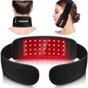 Red Light Therapy Belt for Neck, Near Infrared Light Therapy Belt Wearable Infrared Neck Wrap with Timer Infrared Belt for Chin Firming and Pain Relief Body Neck Hand Wrist Legs Gift for Women Men