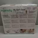 Ingenuity My Bath Seat for Sit-Up Baby Bathing, Sure & Secure Suction Cups, ASTM Safety Tested & Approved, Backrest for Assisted Sitting, Easy Setup & Storage, Gray