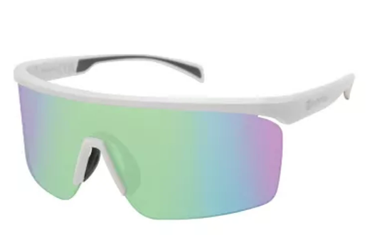 Franklin Sports Baseball + Softball Sunglasses - Men's + Women's Sports Sunglasses - Flip Up Shades + Non Flip Glasses (White/Multi)