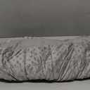 Mr. Sandman Weighted Blanket 5LBS, 36 x 48 Inches, Minky Dots Heavy Blanket with Glass Beads, Soft and Cooling for School and Home, Grey