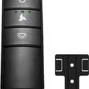 TX028C-S Ceiling Fan Remote Control Replacement for Hampton Bay and Home Decorators Collection Fans, 3-Speed with Light Dimming,Dip Switches or Learn Key to Match, for TX028-S TX028-L (Remote Only)