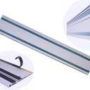 QCHENYI 39 Inch Track Saw Guide Rail for Ma-ki-ta 199140-0 39" Track Saws,for FES-Tool Track Saw,39” Aluminum Guide Rail for Woodworker cuts,Silver, Track Saw Guide Rail, Guide Rail 39"