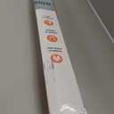 Reinforced 42 Extra Tall Retractable Dog Gate for Doorways 60 Wide Mesh Baby Gate, Tall Baby Gates for Stairs with Rods to Prevent Crawling Through Retractable Pet Gate Indoor Outdoor, White