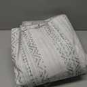 Nakagishi Area Rug Living Room Rugs: 5x7 Washable Boho Large Neutral Farmhouse Soft Moroccan Stain Resistant Indoor Floor Carpet for Bedroom Nursery Kids Playroom Office Dining Room Home House- Gray