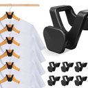 LIZMSIE 70 Pack Space Saving Hangers for Clothes, Heavy Duty Hanger Hooks Spa