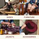 Leather Honey Suede & Nubuck Care Kit: Cleaner, Protector, Suede Brush & Eraser: Clean, Protect & Restore Shoes, Boots, Uggs, Furniture, Jackets, Bags and Apparel. Safe for Any Color