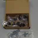 Ravinte 10 Pack Cabinet Knobs Black Kitchen Cabinet Knobs Round Dresser Drawer Pulls Closet Door Pulls 1-1/5 Inch