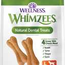 Whimzees Wellness Ricebone Dog Dental Treats, Large Size, (9 Count) (EXP 02/25/28)