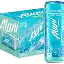 Alani Nu BLUE SLUSH, Sugar Free, Low Calorie Energy Drinks, 200mg Caffeine, Biotin, B Vitamins, Zero Sugar, 10 Calories, 12 Fl Oz Cans, 12 Pack, Best By 12 19 2025