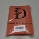 DONREN Short Curtains Burnt Orange Half Window Curtains Privacy Curtain Tiers for Windows, Energy Saving Drapes for Bathroom Shades, Wide 34 x Long 38 inches per Panel,Set of 2