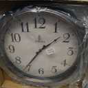 Vintage Wall Clock 18 Inch, Silent Non-Ticking Large Farmhouse Wall Clock