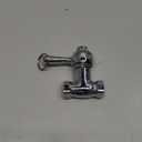 Self-Closing Shower Valve with Pull Chain, Chrome, Indoor or Outdoor Use