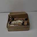 Farmhouse Table Lamp Touch Control 3-Way Dimmable, Modern Nightstand Lamp with 2 USB Port Bedside Desk Lamp with Fabric Shade for Living Room Bedroom Hotel (Pack-02)