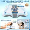 CHxxy Memory Foam Pillows, Cervical Pillow for Neck and Shoulder Pain Relief, Ergonomic Contour Bed Pillow, Soft for Side Sleep Stomach Sleeping and Back Sleeper-Queen Size&Grey
