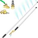 47" & 24" Radiator Cleaning Wand 2-Piece Set-4500 PSl Radiator Portable Radiator Cleaning Wand with 3 Upgraded 1/4" Quick Couplers Dual-Use Water/Air, Compatible with Household Car&Truck