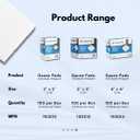 Dealmed 2 x 2 Sterile Gauze Pads (100 Count) Disposable and Individually Wrapped Medical Gauze Pads, Wound Care Product for First Aid Kit and Medical Facilities (Pack of 1)