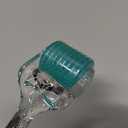 Derma Roller Microneedle, Titanium 192 Micro Needle Dermal Roller Face Beard Home Use (Crystal Blue)