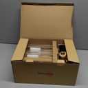 Gold Hurricane Candle Holders Set of 6, Tall Metal Windproof Glass Taper Candle Holder for Candlestick, Candle Sticks Decor, Table Centerpieces for Wedding, Candlelit Dinner Party Fireplace Decoration