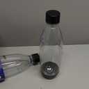 sodastream 1L Twin Pack Dishwasher Safe Slim Bottle (Black)