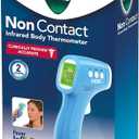 Vicks Non-Contact Infrared Thermometer for Forehead, Food and Bath – Fast, Reliable, and Clinically Proven Accuracy for Adults, Babies, Toddlers and Kids