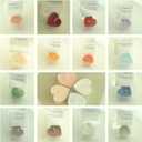 Heart Shaped Macaron Colored Tealight Candles,100% Natural Soy Wax No Lead Smokeless Candles for Decor Romantic Proposal, Birthday,16pcs