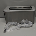 Mueller UltraToast Full Stainless Steel Toaster 4 Slice, Long Extra-Wide Slots for Bagels and Waffles, 6 Browning Levels, LED Display, Cancel/Defrost/Reheat Functions & Removable Tray, Kitchen Gadgets